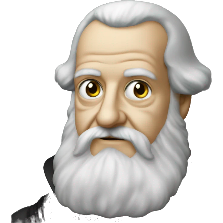 galileo galilei portrait emoji