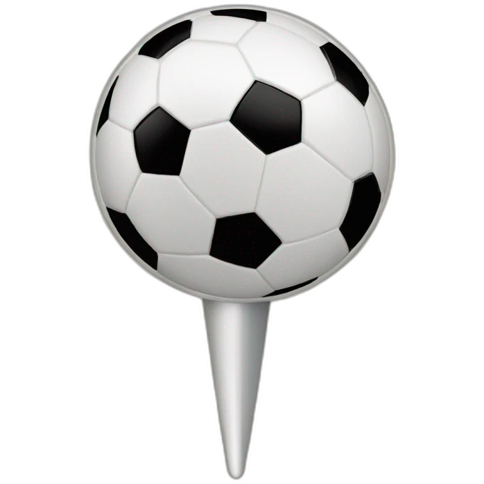 soccer ball map pin emoji