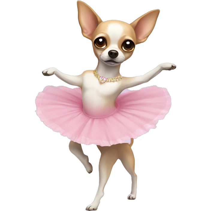 chihuahua ballerina emoji