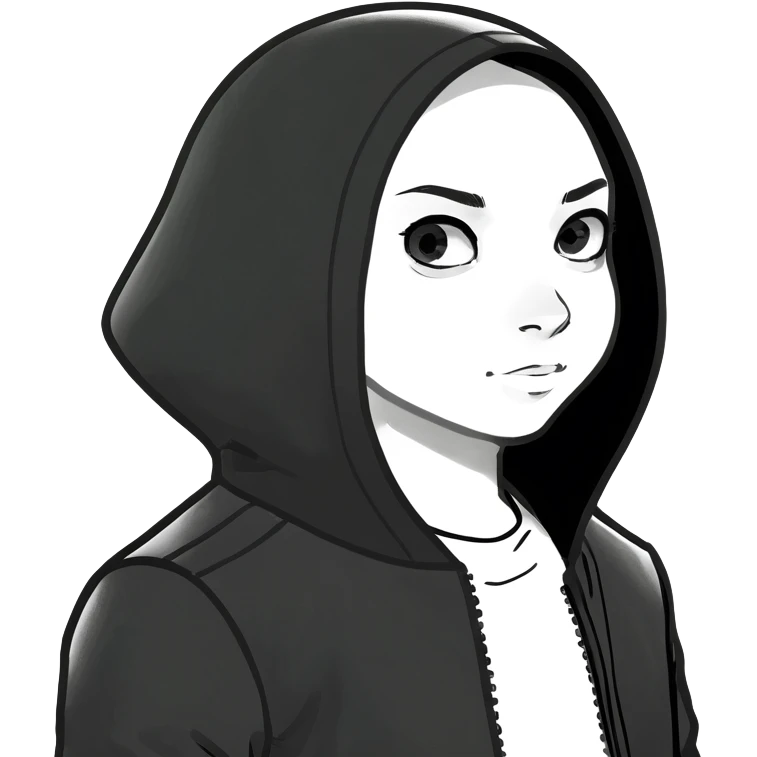 shiny allure in black jacket emoji