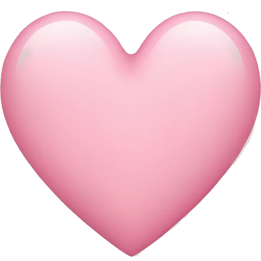 baby pink heart  emoji