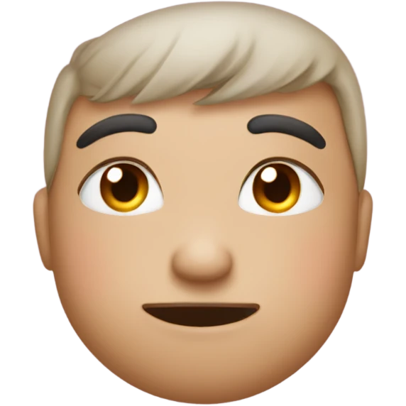 Blushing kissy face  emoji