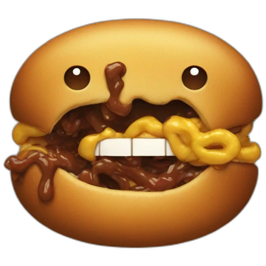 Dereck eat a big Brown thing emoji