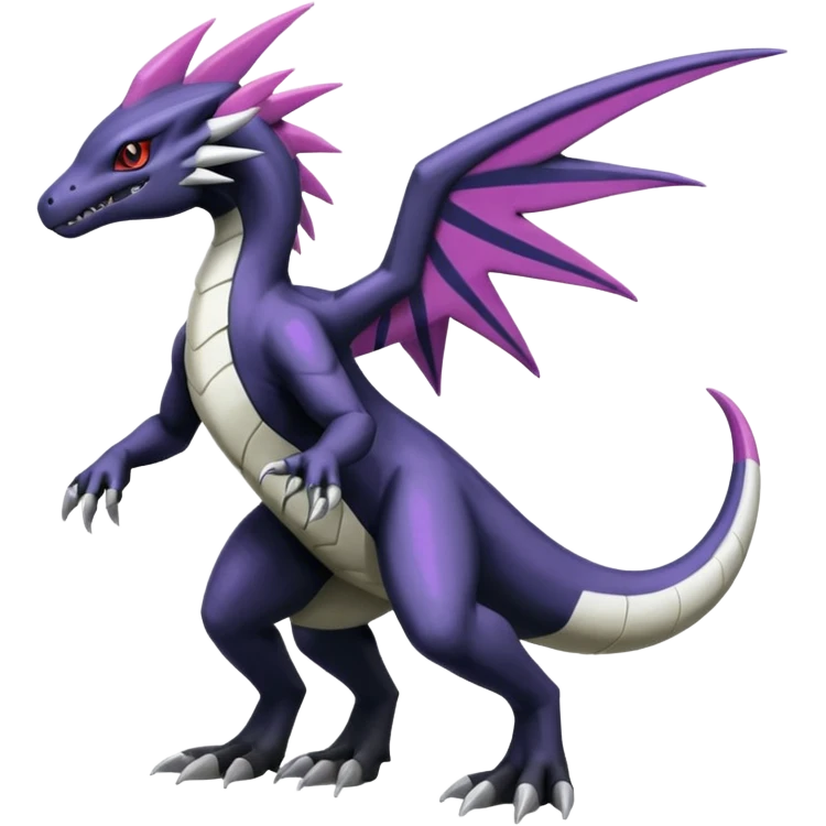 Salandit-Silvally-Palkia-fusion (full body) emoji