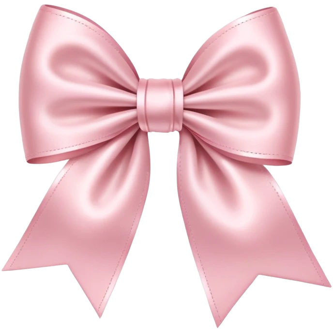 Light pink bow emoji