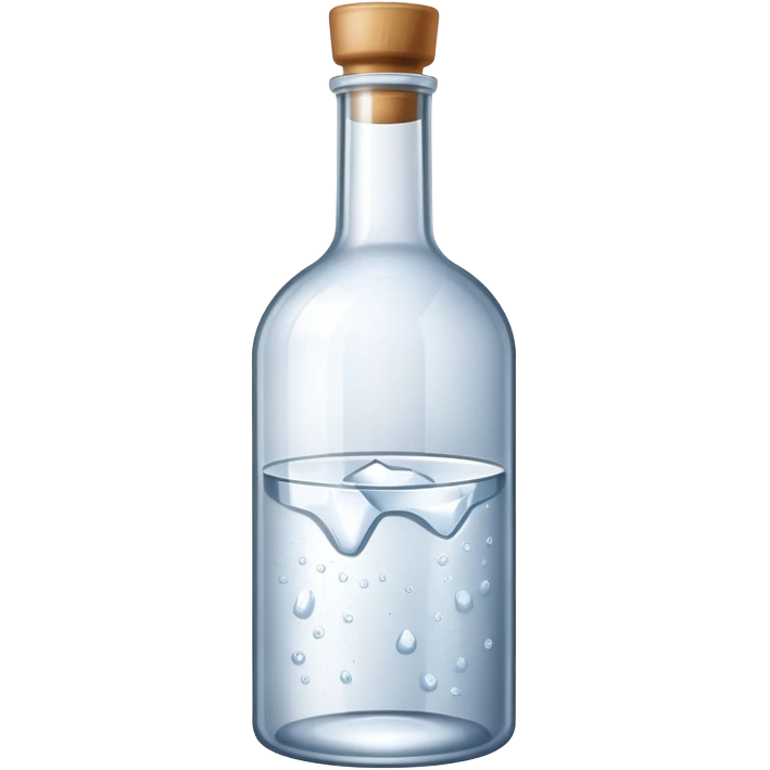 Vodka bottle  emoji