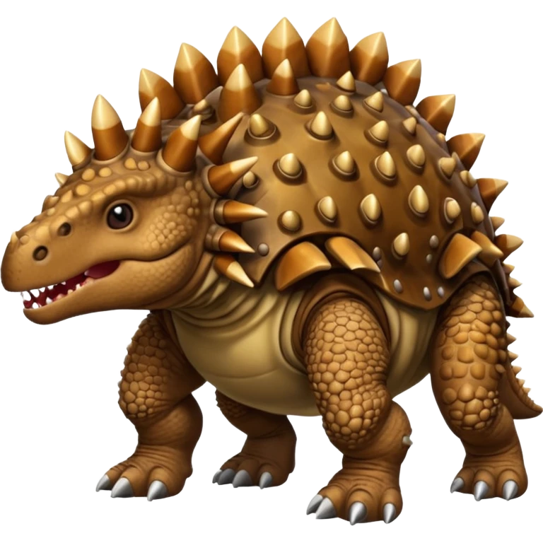 A brown ankylosaurus that doesn’t look mutated and actually looks like a normal ankylosaurus  emoji