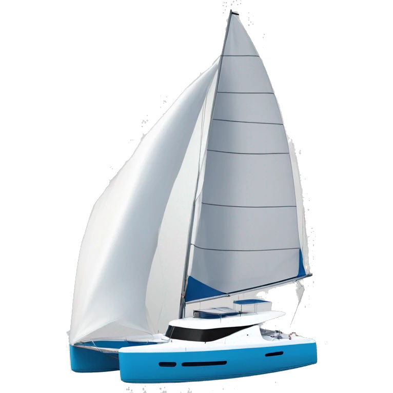 Catamaran Fountain Pujot  47’ with full sails  emoji