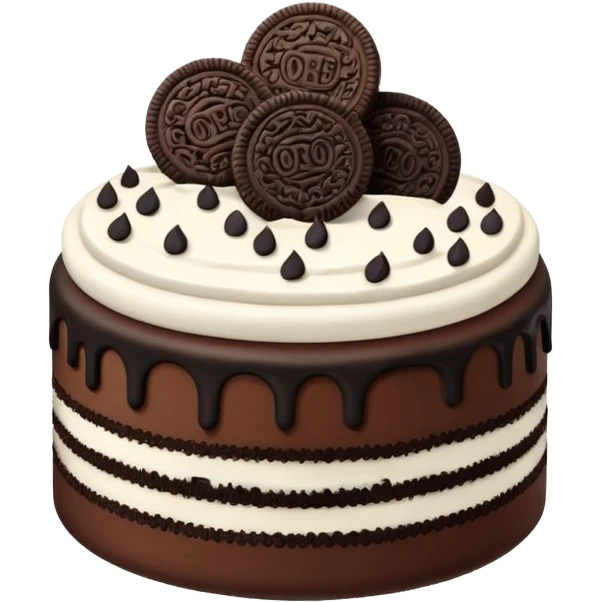 oreo cake emoji