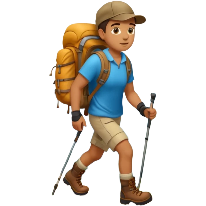 hiking emoji
