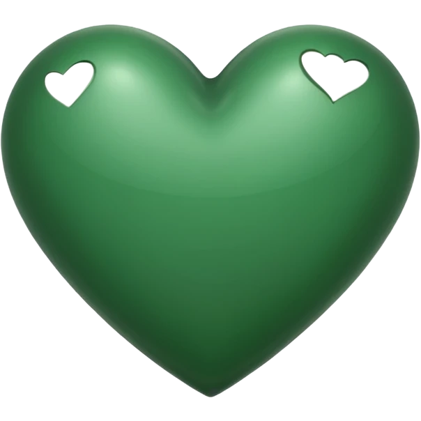 forest green heart emoji