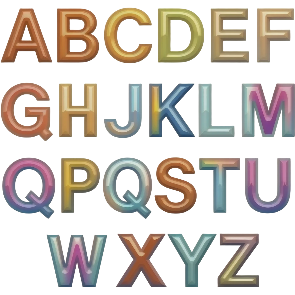 ABCDEFGHIJKLMNOPQRSTUVWXYZ emoji