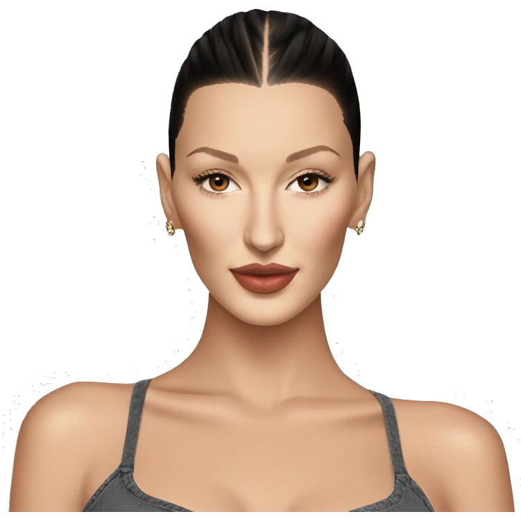 bella hadid  emoji