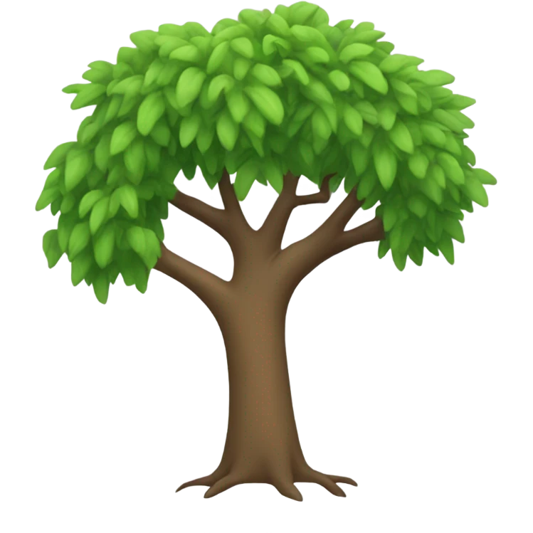 Tree doing cartwheels emoji