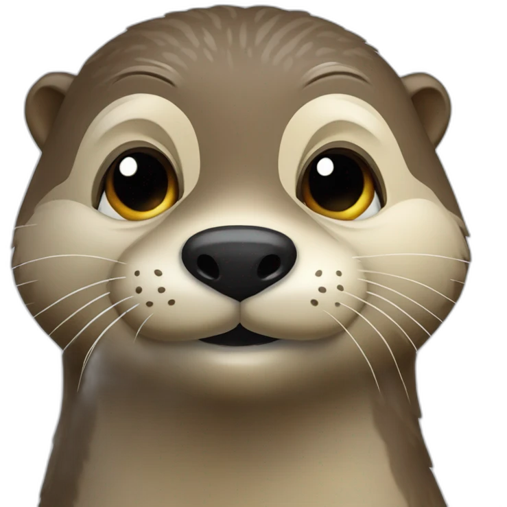 Loutre-avec-lunette-et-des-grandes-dents emoji