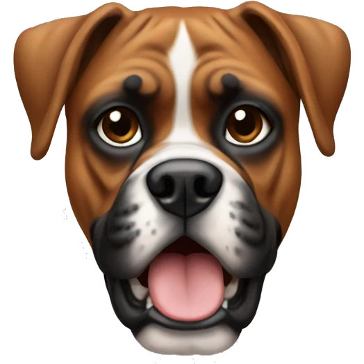 Boxer dog emoji