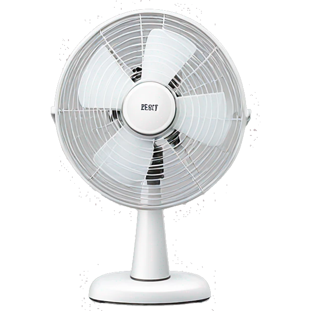 Cute white classic Stand fan emoji