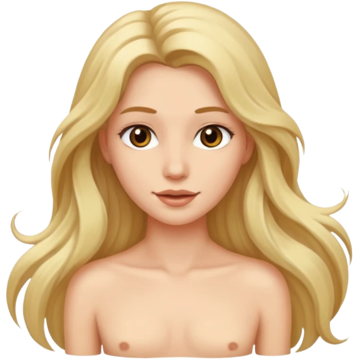 topless female emoji