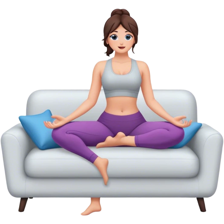 kylie janner in yoga pants on couch emoji