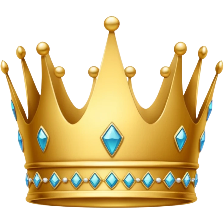 Y2K crown  with the words spoiled  emoji