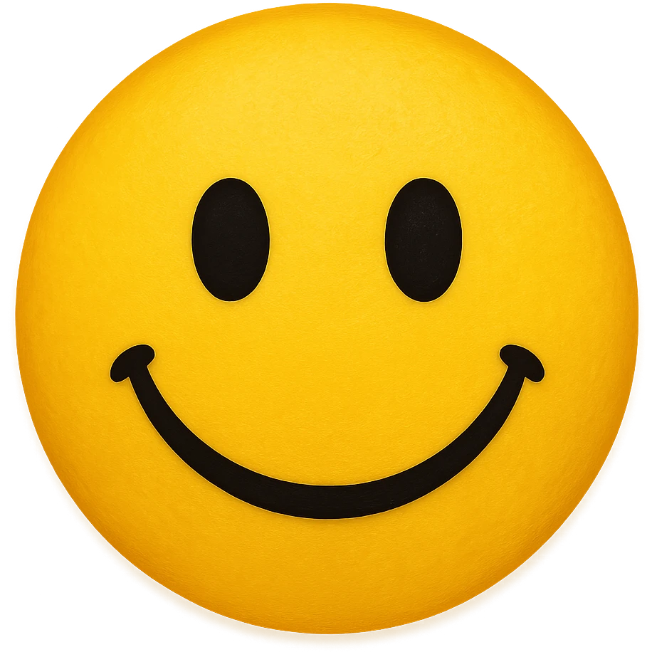 yellow smiling face emoji emoji