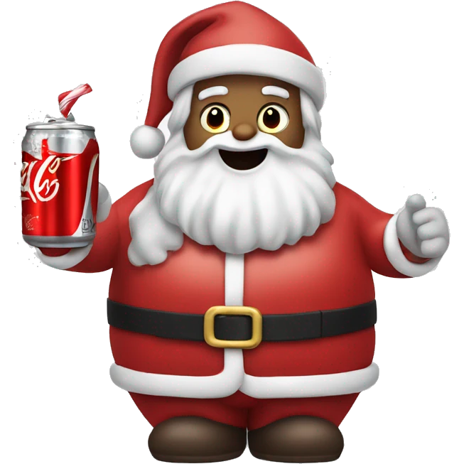 Santa with a Diet Coke  emoji