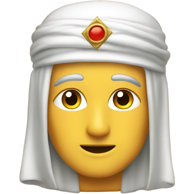 Symbol for Zoroastrian religion on purple background  emoji