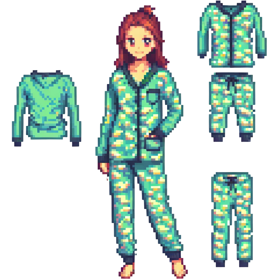 A cozy pajama set emoji