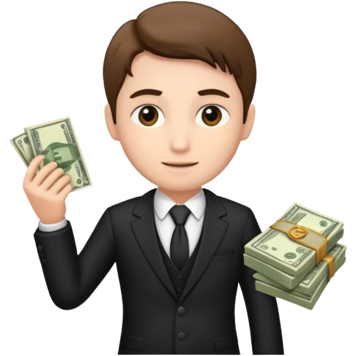Money lender emoji