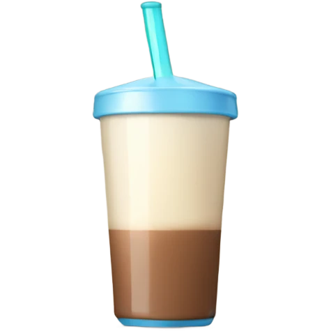 Drinking a protein shake  emoji