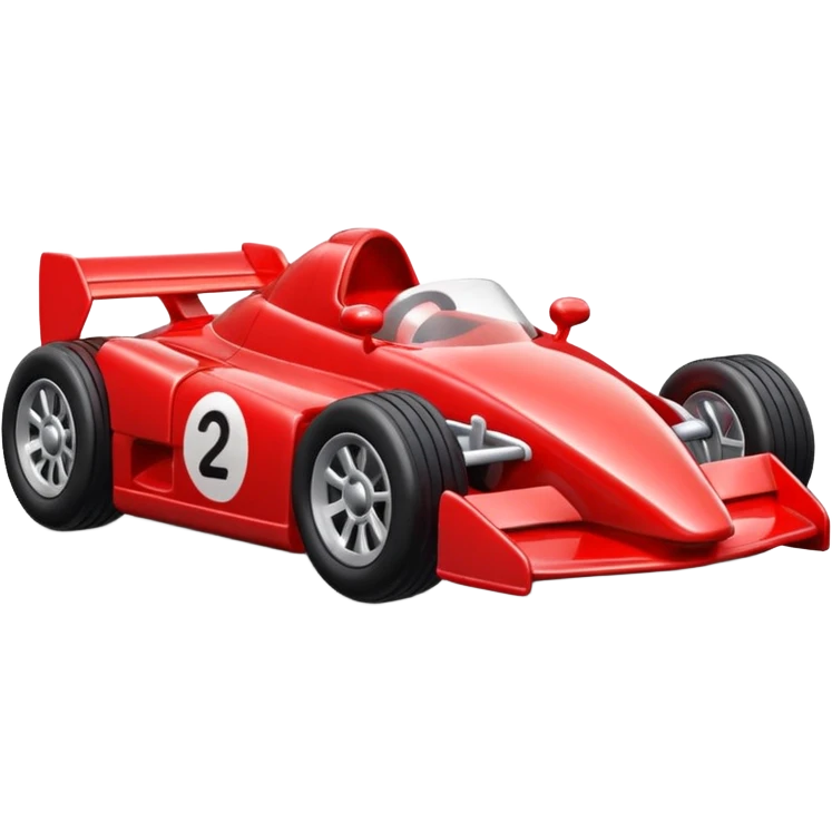 Formula toy car emoji