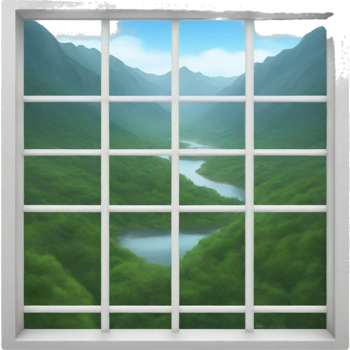 scenic view from building window emoji