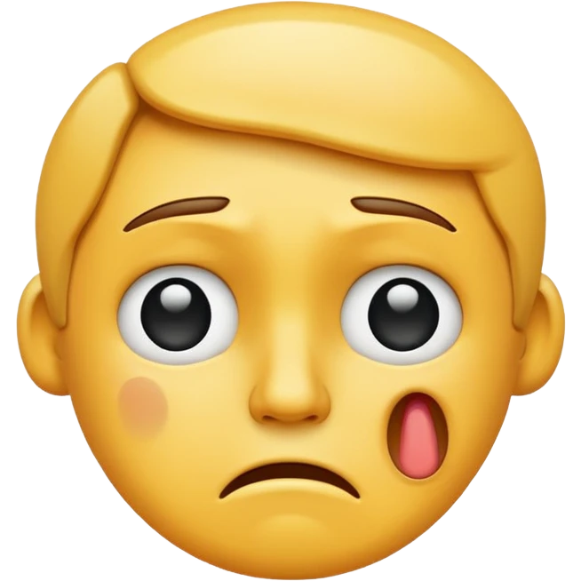 Crying face with a thumbs down emoji