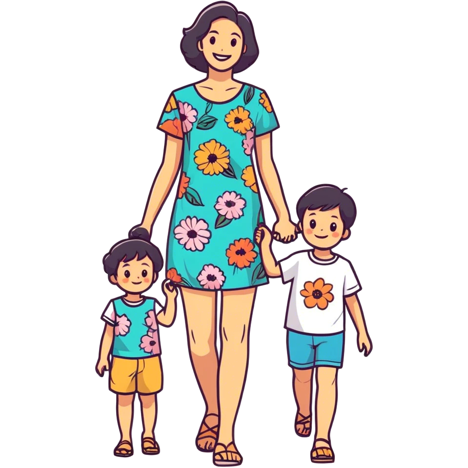 Mother’s Day walk emoji