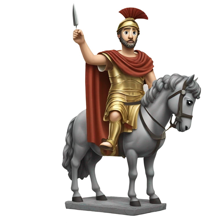 statue of Marcus Aurelius emoji
