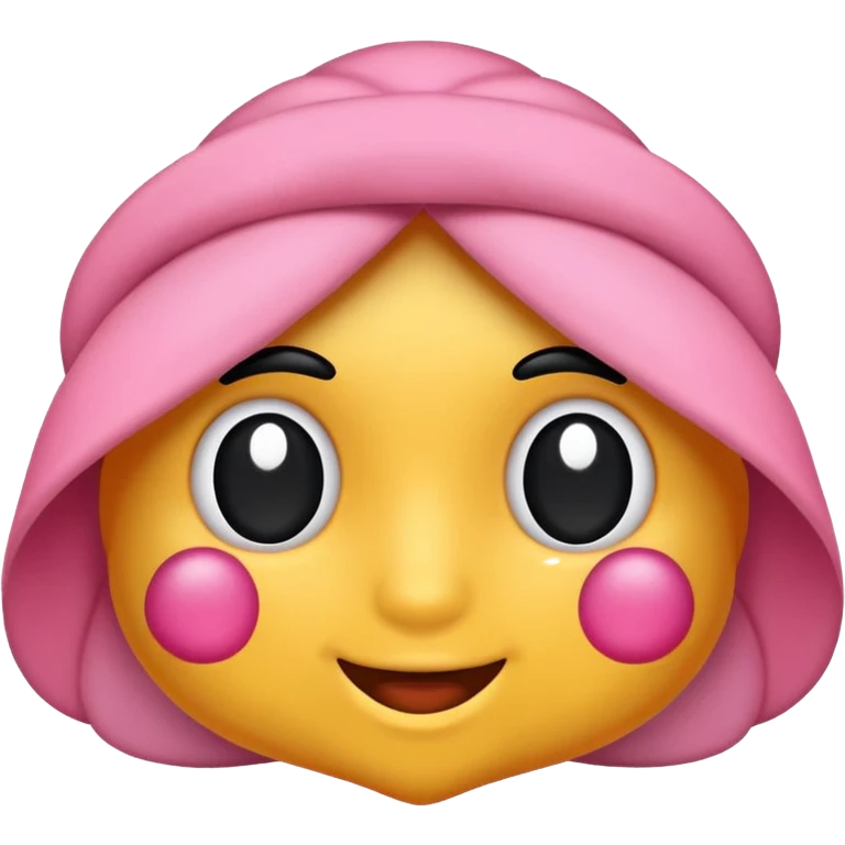Roupão rosa emoji