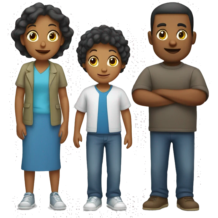 Família abraçada  emoji