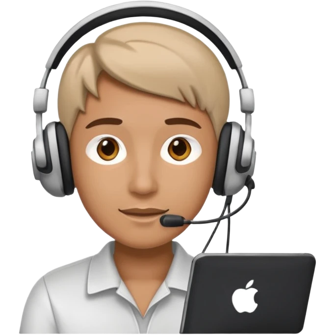 Persona dando asesoría digital  emoji