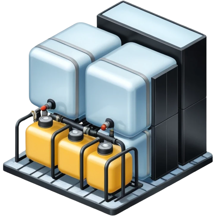 ambient and refirigeration warehouse at an angle cold emoji