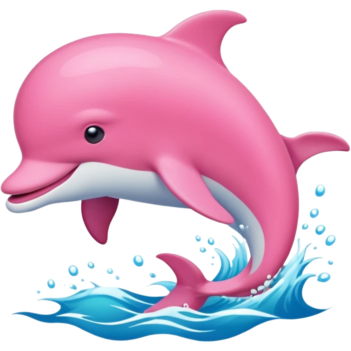 Pink dolphin  emoji
