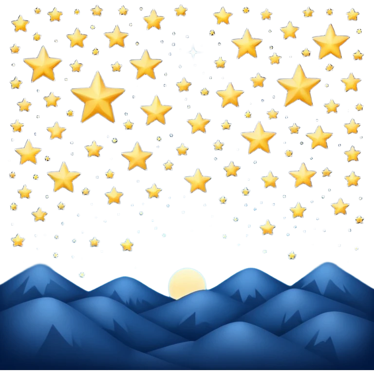 Starry sky emoji