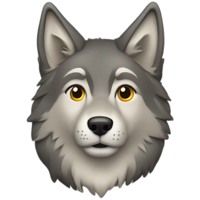 loup sur humain emoji