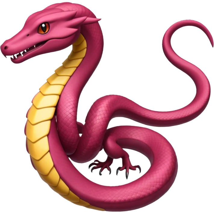 Seviper-Salazzle-hybrid-fusion (full body) emoji