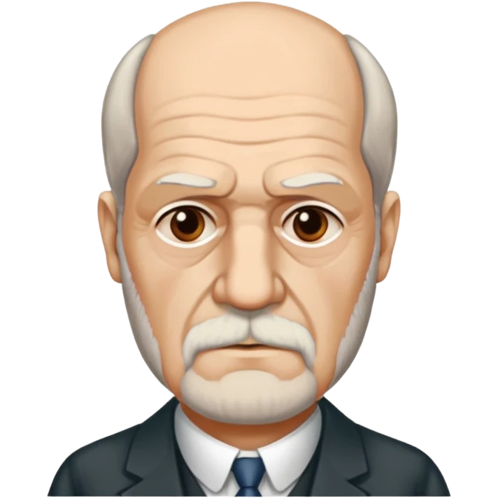 Sigmund Freud saying Δεν απαντώ emoji