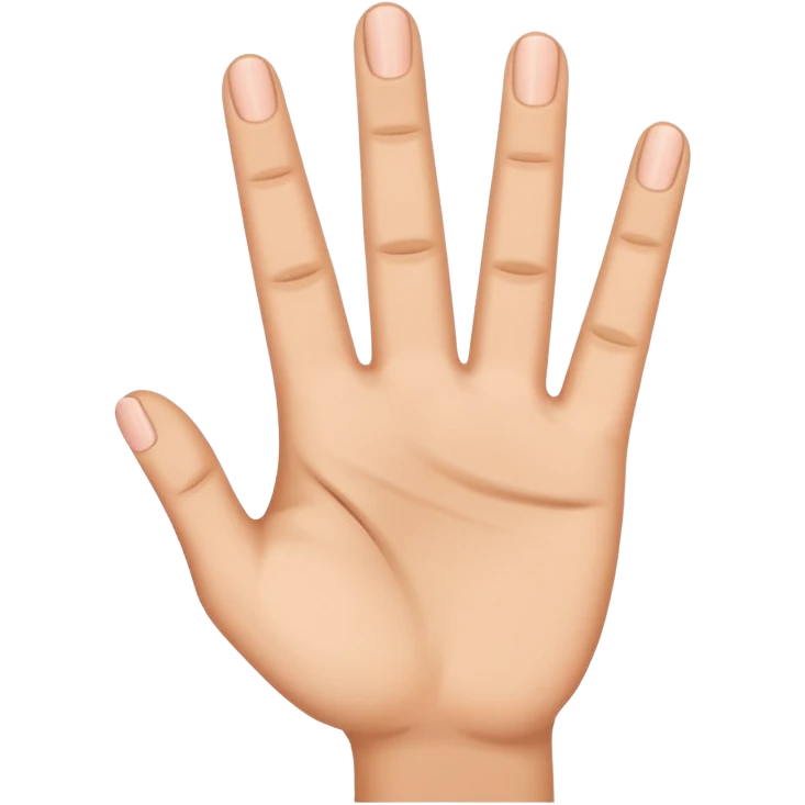 Holding up 4 fingers emoji