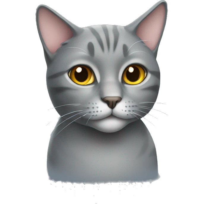 grey cat  emoji