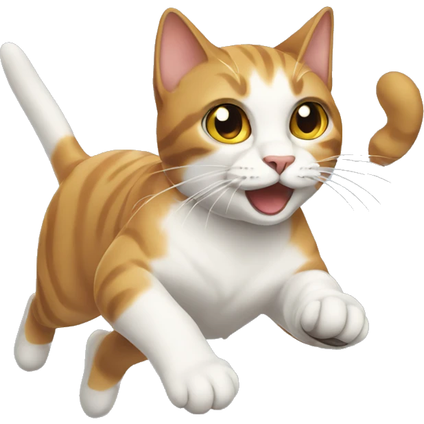 flyying cat emoji