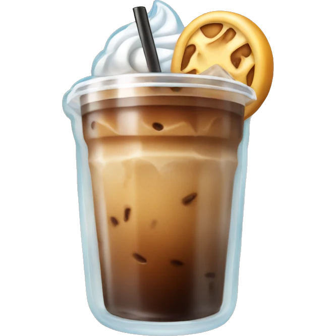 Iced coffee  emoji