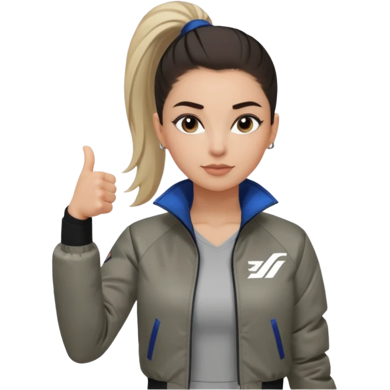 สีตาโทนเทาเท่ ๆ มีประกายคม

คิ้วได้รูป มองแล้วดูสตรอง

ผมหางม้าสูง / ผมสั้นสปอร์ต

เสื้อแจ็กเก็ต / ลุคสตรีทแฟชั่น

ท่าโพสกอดอก / ชูนิ้วโป้ง / เดินมั่น ๆ
ฟีล: Girl Boss, cool beauty, minimal but powerful emoji