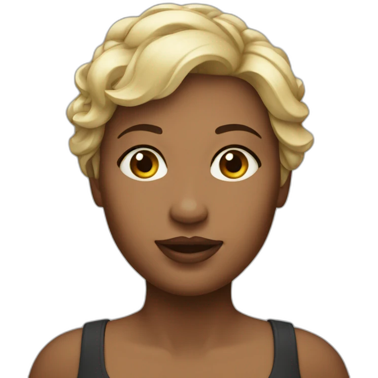 Femme grosse poitrine emoji